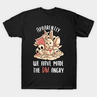 Tabletop Role Playing Game DM Dungeon Master Bunny T-Shirt